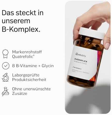 edubily® Vitamin B Komplex, 90 Kapseln