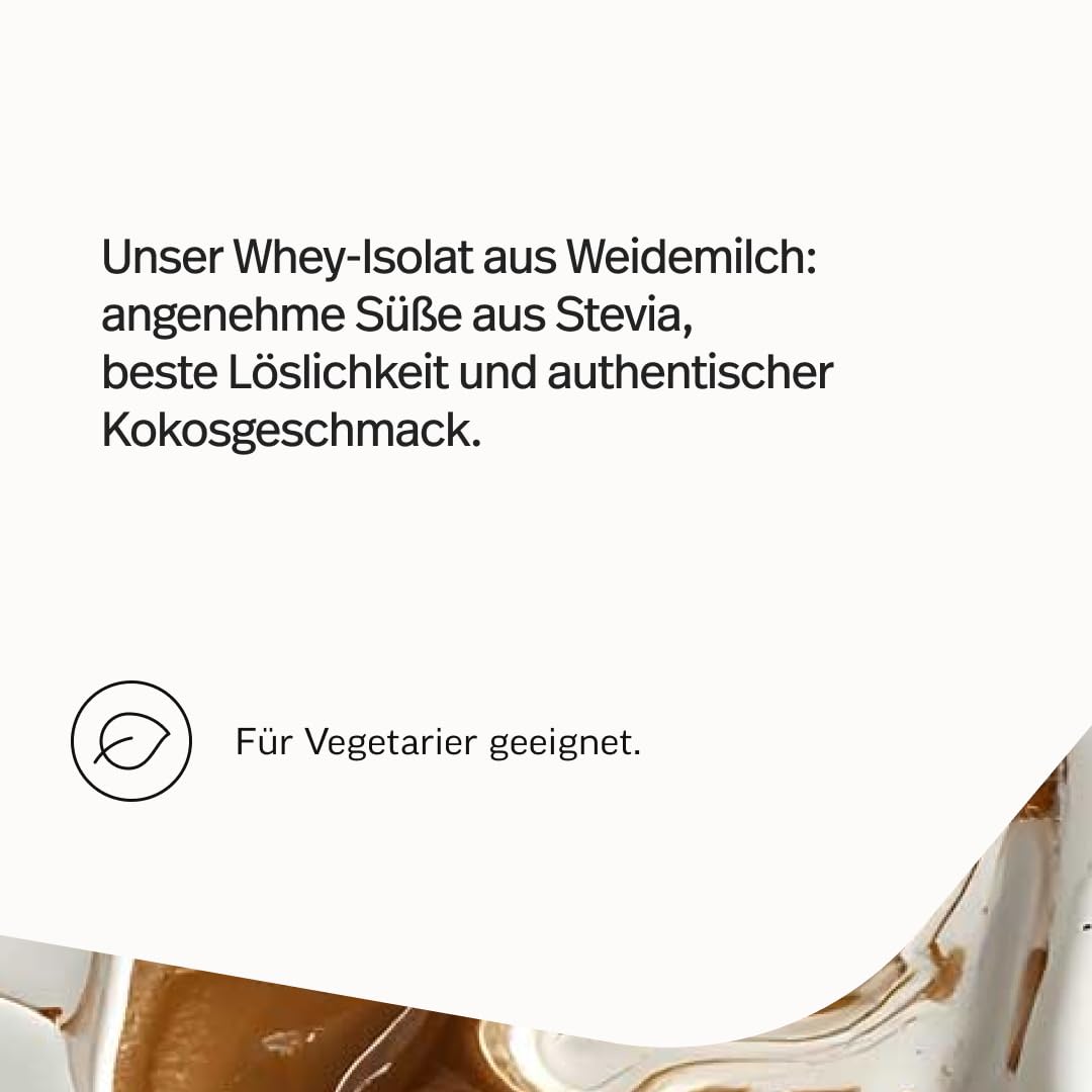 edubily® Whey Protein Isolat - Laktosefrei - Sehr gut lösliches Eiweißpulver ohne Kohlenhydrate & Zucker - Aus irischer Weidehaltung (750 g, Kakao mit Stevia)