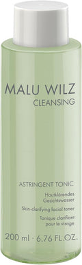 Malu Wilz Astringent Tonic 200 ml I Gesichtswasser mit Hefeproteinen & erfrischendem Pfefferminzöl I Skincare After Shave I Ohne Alkohol I Vegan