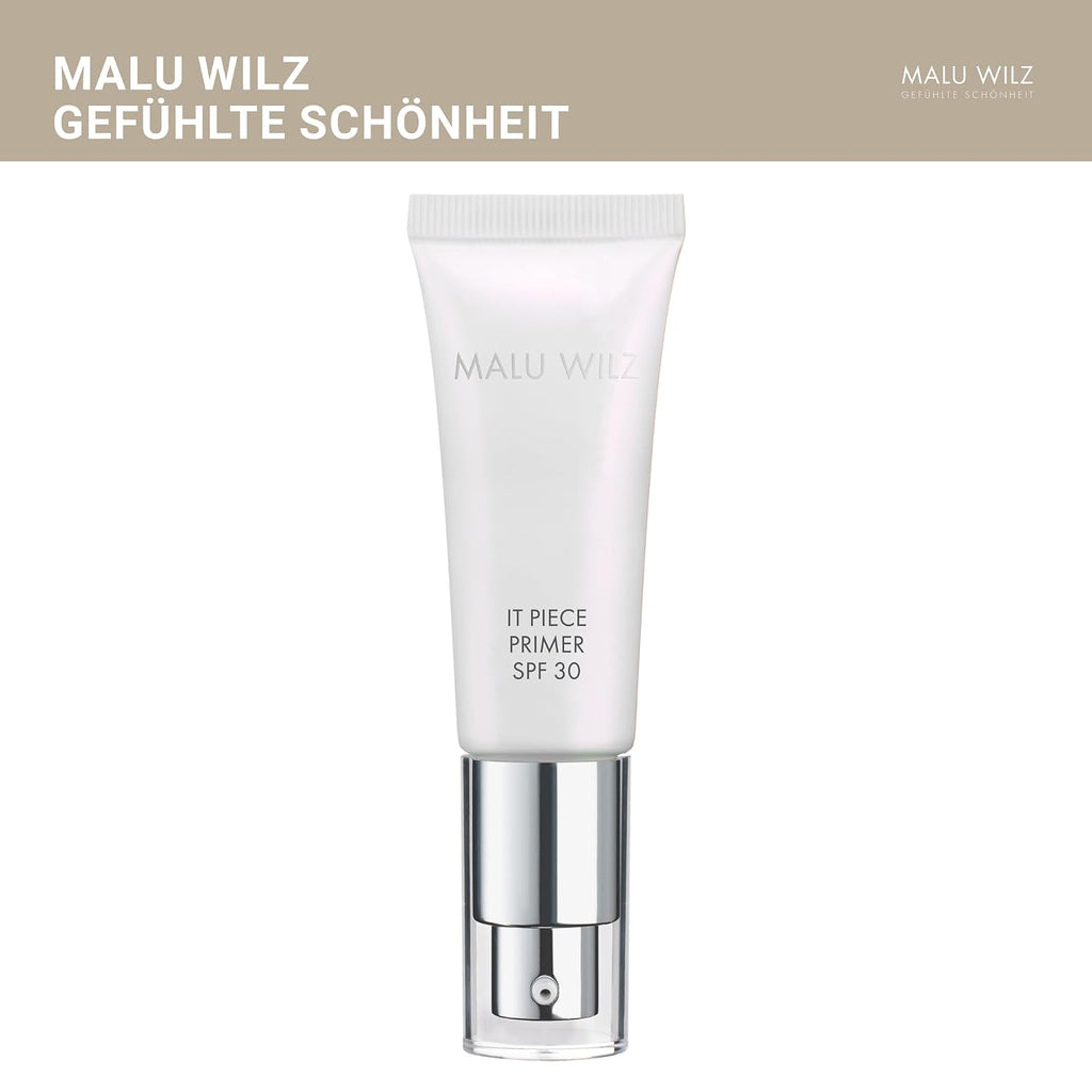 Malu Wilz It Piece Primer SPF 30 I 20 ml I Primer Make up Grundierung mit Sonnenschutz I Die perfekte Basis für die Foundation I Natürliche Schönheit