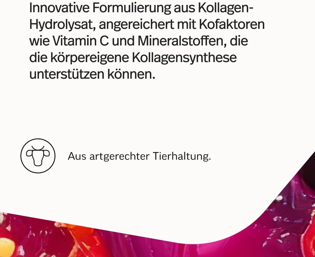 edubily® Kollagen-Hydrolysat - Kollagen Pulver als hochwertige Proteinergänzung im Alltag - aus Weidehaltung, Vitamin C, Zink, Kupfer, Mangan & Kieselsäure - 1 Portion täglich (750 g, ohne Geschmack)