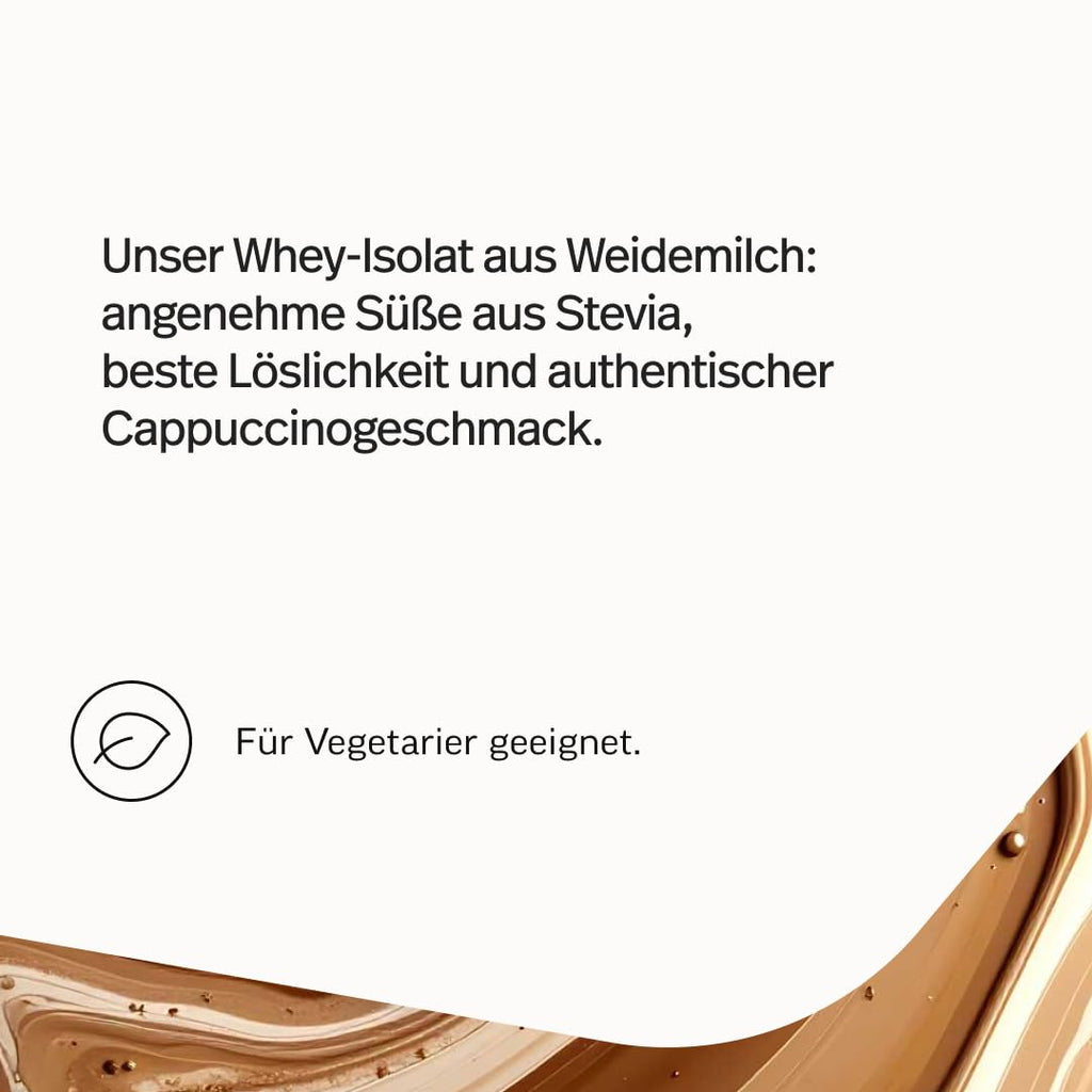 edubily® Whey Protein Isolat - Laktosefrei - Sehr gut lösliches Eiweißpulver ohne Kohlenhydrate & Zucker - Aus irischer Weidehaltung (750 g, Kakao mit Stevia)