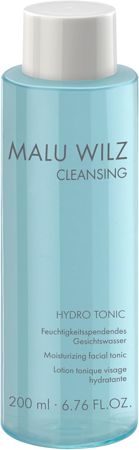 Malu Wilz Hydro Tonic 200 ml I Sanftes Pflege-Gesichtswasser mit beruhigendem Panthenol I Skincare für empfindliche Haut I Ohne Alkohol I Vegan