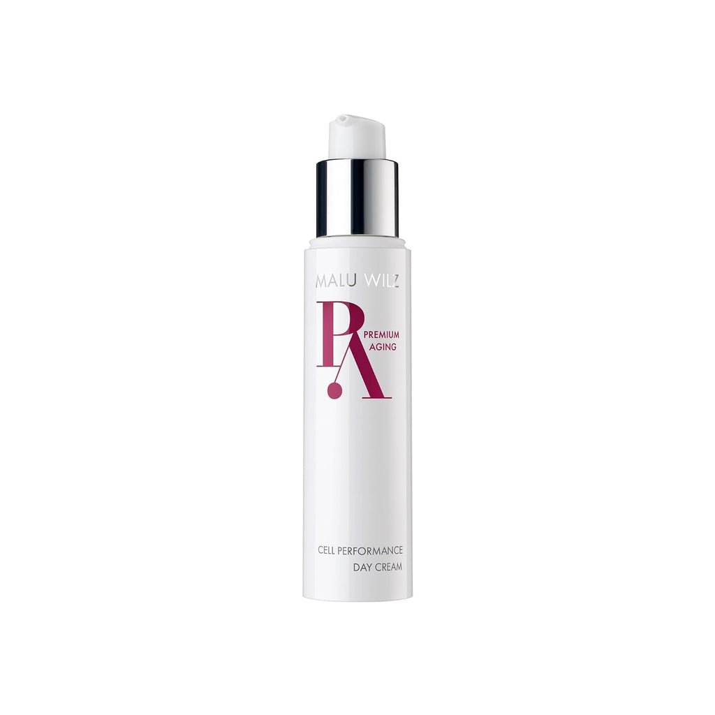 Malu Wilz Premium Aging Cell Performance Day Cream 50ml I Anti Aging Gesichtspflege für trockene Haut I Feuchtigkeitscreme zur natürlichen Hautregeneration