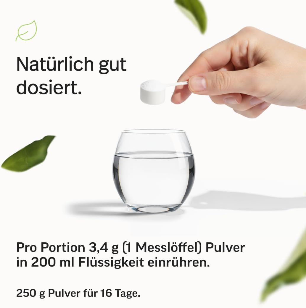 edubily® Creatin Monohydrat - Kreatin Pulver - 3 g Kreatin pro Portion aus mikronisiertem Creavitalis® - sehr gut löslich - deutscher Markenrohstoff (250 g, vegan)