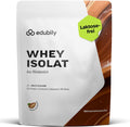 edubily® Whey Protein Isolat - Laktosefrei - Sehr gut lösliches Eiweißpulver ohne Kohlenhydrate & Zucker - Aus irischer Weidehaltung (750 g, Kakao mit Stevia)