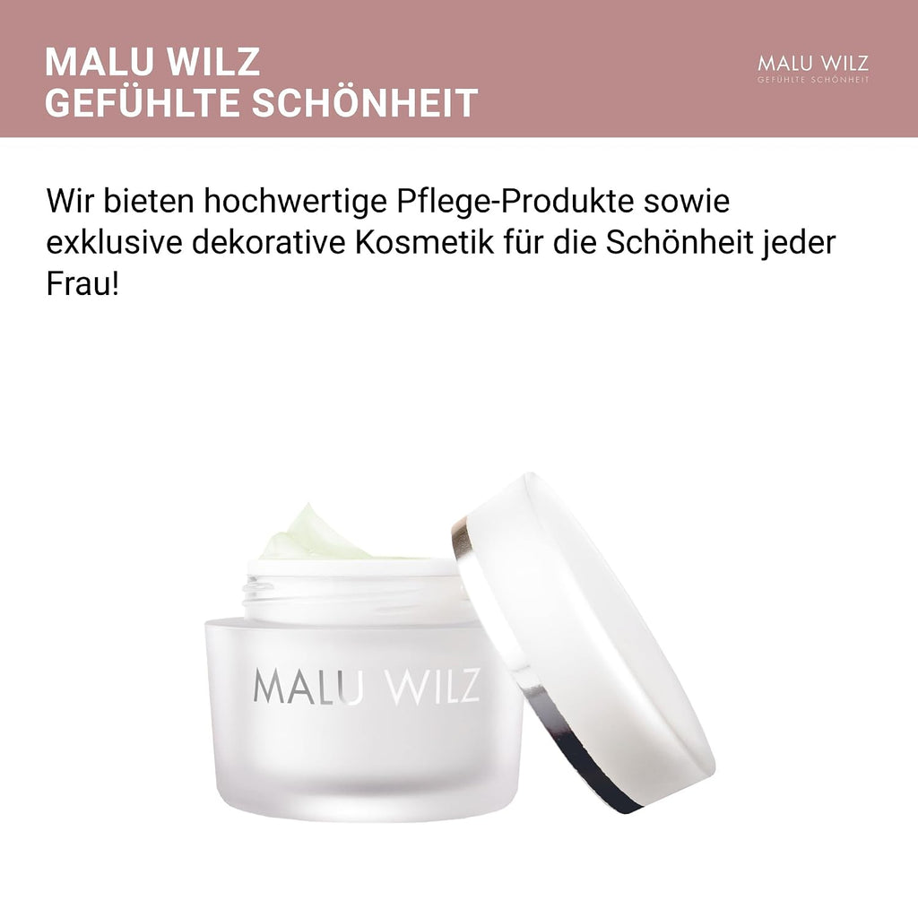 Malu Wilz Anti-Stress Creme 50ml I Hautberuhigende Gesichtscreme I Schutz vor freien Radikalen durch Vitamine und Grüner Tee Extrakt I 24h Pflege