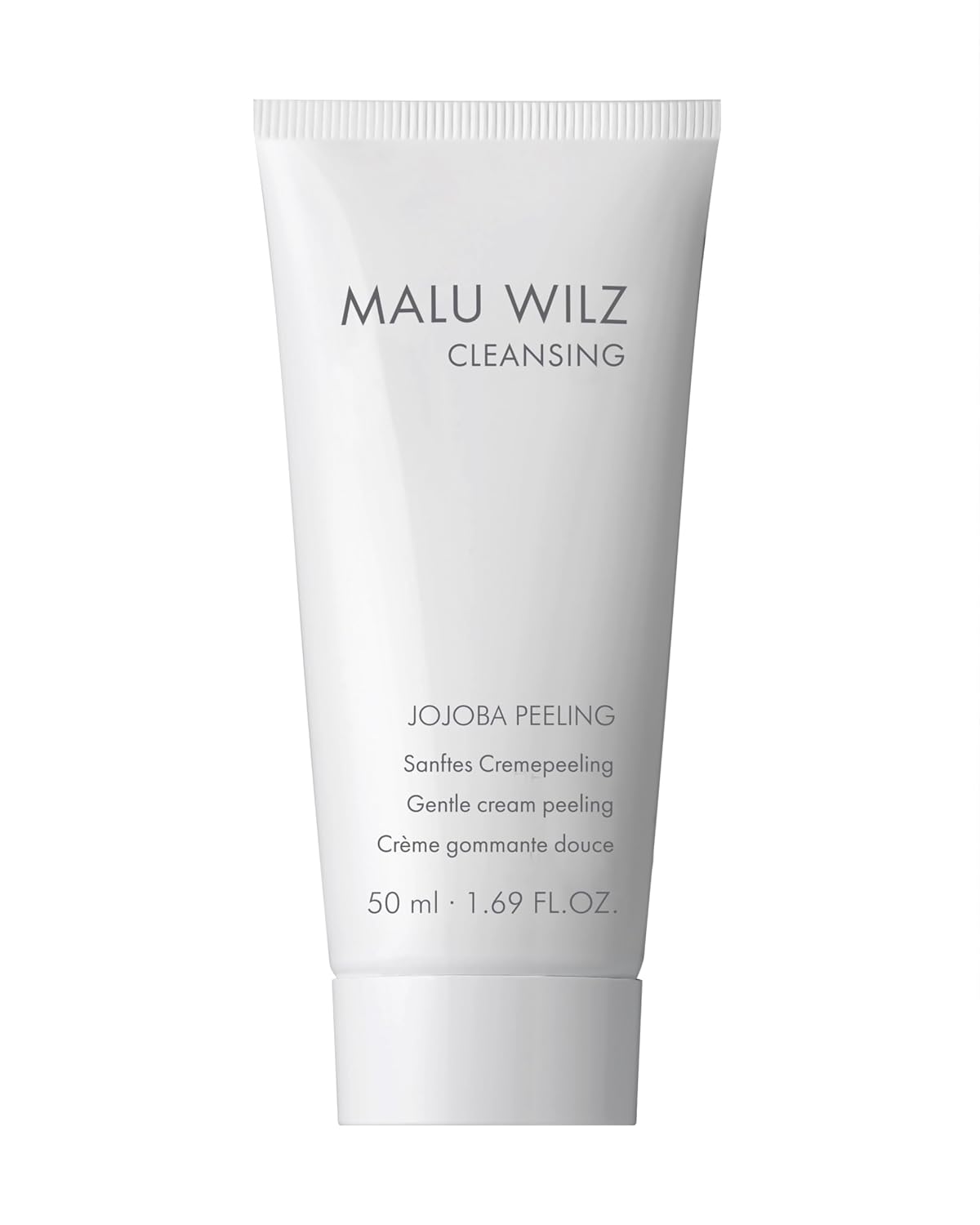 Malu Wilz Jojoba Peeling 50ml I Gesichtspeeling für jeden Hauttyp I Skincare Jojobawachs-Kügelchen für angenehmen Peelingeffekt I Glättet die Haut