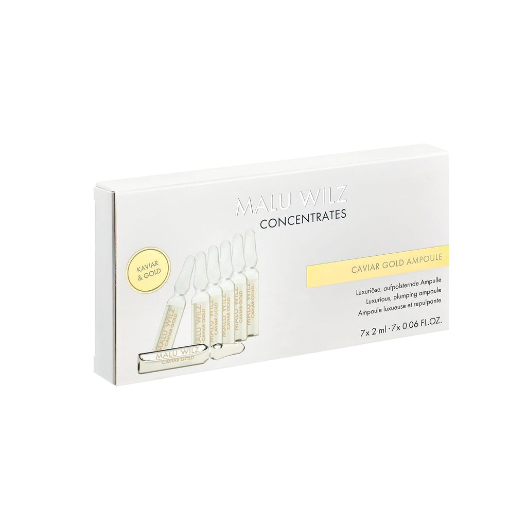 Malu Wilz Caviar Gold Ampulle 7 x 2 ml | Straffende Intensivpflege mit Kaviarextrakt und Gold | verbessert die Spannkraft der Haut und sorgt für ein pralles Erscheinungsbild