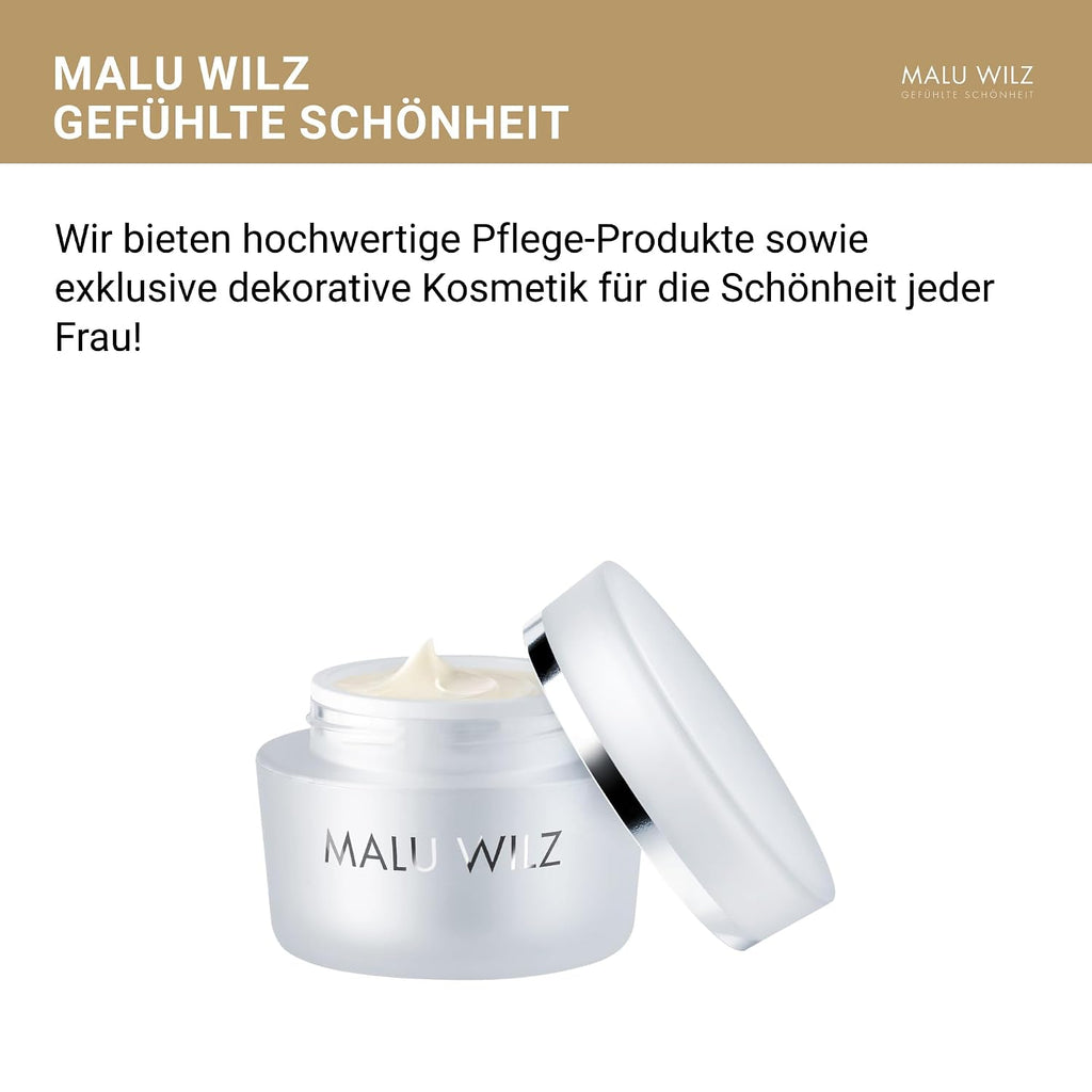 Malu Wilz Caviar Gold Recharging Cream 50ml I Gesichtscreme Damen I Pflegende, feuchtigkeitsspendende Anti Falten Creme I Verlangsamt die Hautalterung
