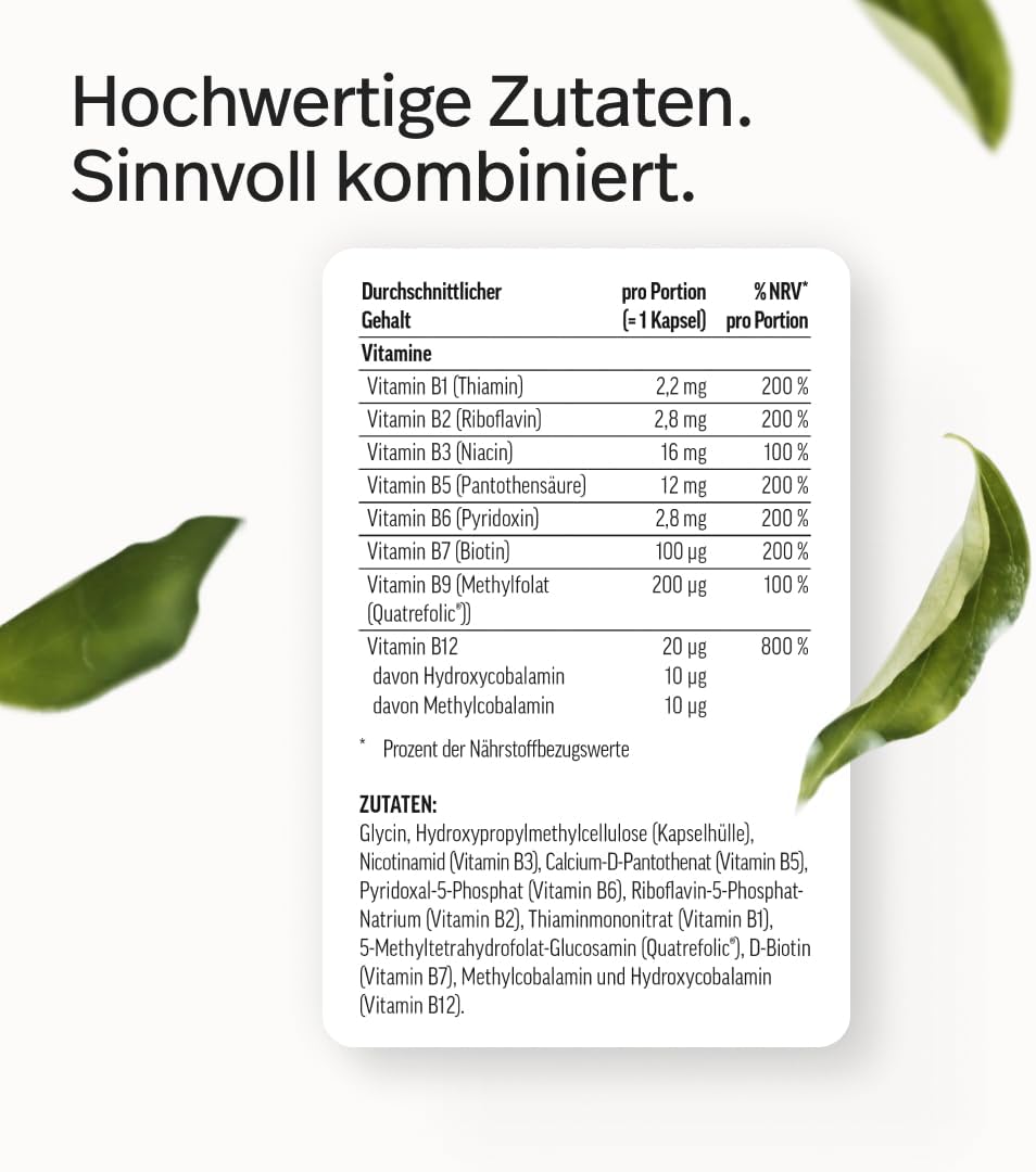 edubily® Vitamin B Komplex, 90 Kapseln