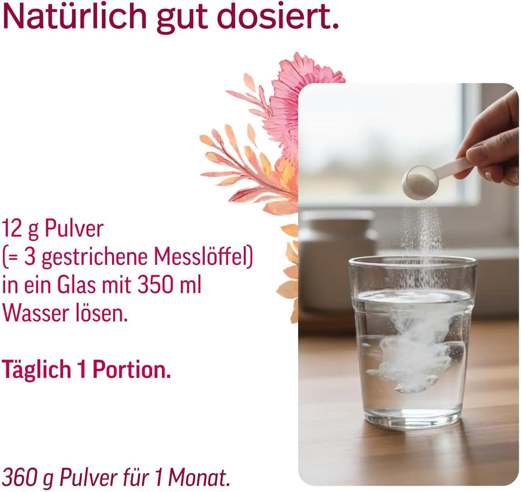 edubily® Frauen Multi Plus – Multivitamin & Mineralstoff-Drink für Frauen - Mit Calcium, Magnesium, Zink, Vitamin D & B-Vitaminen, Kreatin, Q10 & Kollagen - Zuckerfrei (360 g, Maracuja)