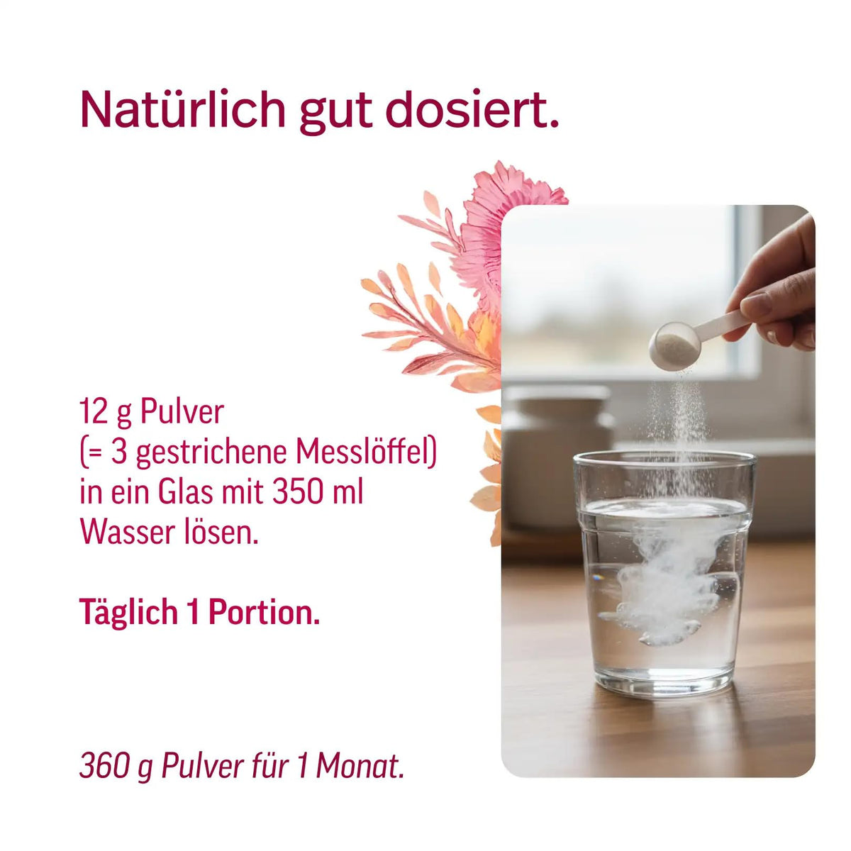 edubily® Frauen Multi Plus – Multivitamin & Mineralstoff-Drink für Frauen - Mit Calcium, Magnesium, Zink, Vitamin D & B-Vitaminen, Kreatin, Q10 & Kollagen - Zuckerfrei (360 g, Maracuja)
