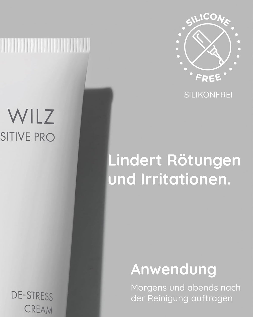Malu Wilz DE-Stress Cream 50 ml I Skincare Gesichtspflege-Creme für sanfte Gesichtsreinigung I Schützender Gesichtsreiniger mit Hyaluronsäure I Vegan