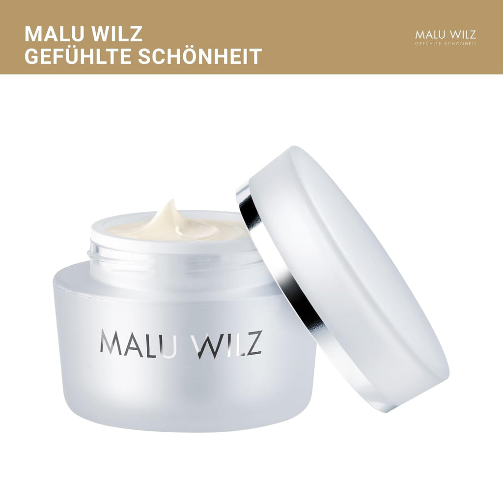 Malu Wilz Caviar Gold Recharging Cream 50ml I Gesichtscreme Damen I Pflegende, feuchtigkeitsspendende Anti Falten Creme I Verlangsamt die Hautalterung