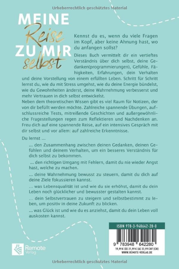 Meine Reise zu mir selbst: Finde die Antwort in dir selbst, die dir sonst niemand beantworten kann