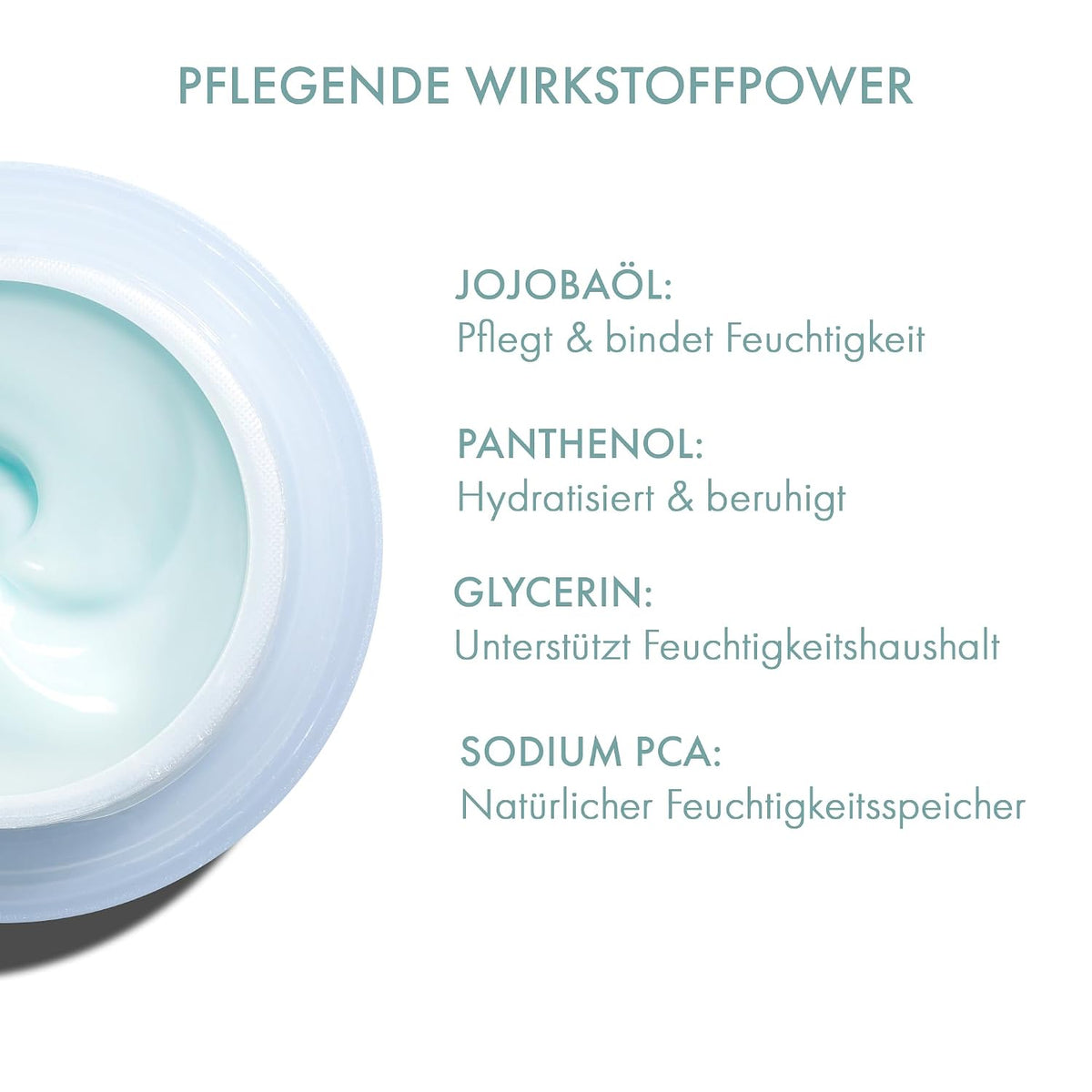 MALU WILZ HYDRO GLOW MOISTURE CREAM 50 ml – 24h Feuchtigkeitscreme mit Aquaporin, NMF, Jojobaöl & Panthenol – für normale bis trockene Haut – inkl. Refill