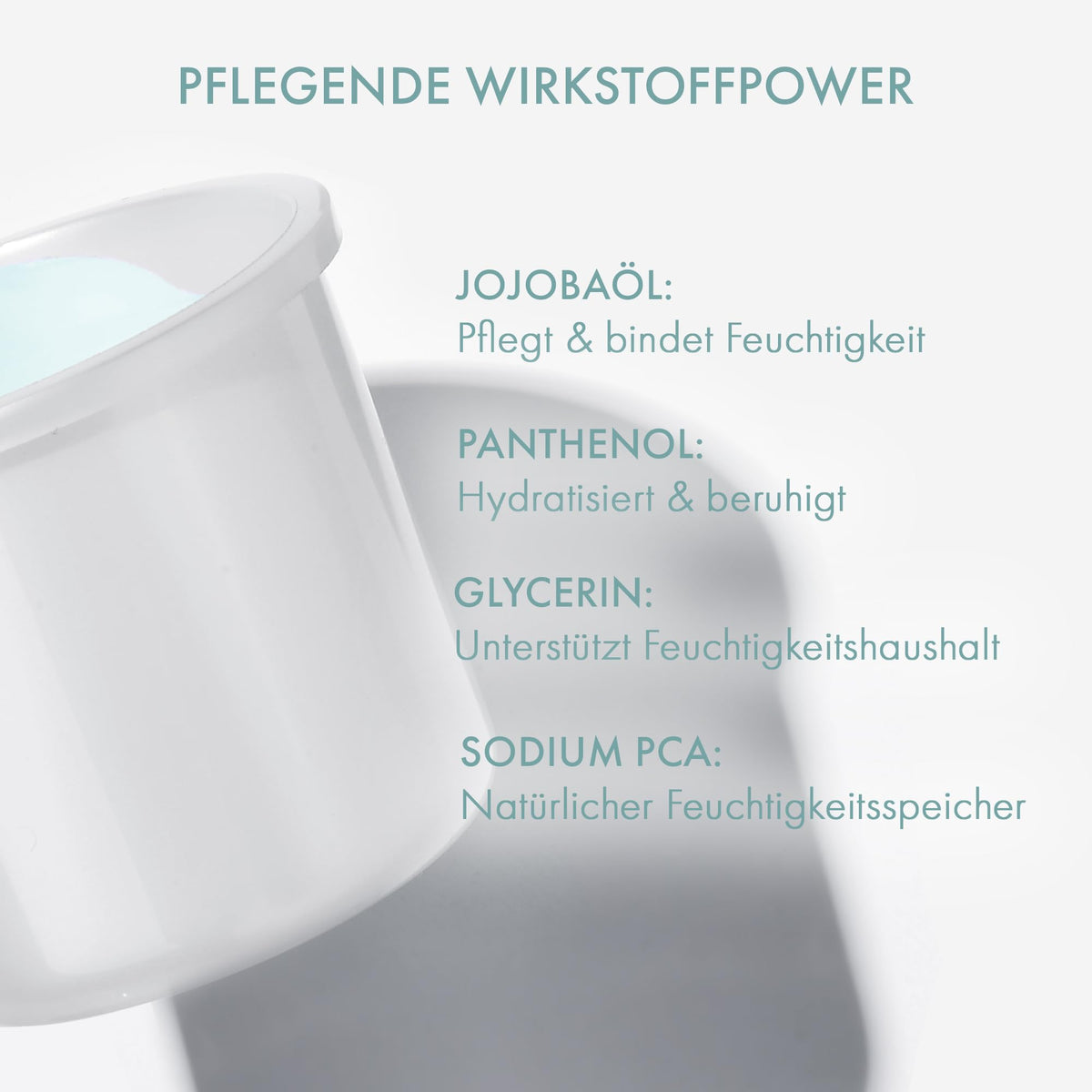 MALU WILZ HYDRO GLOW MOISTURE CREAM 50 ml – 24h Feuchtigkeitscreme mit Aquaporin, NMF, Jojobaöl & Panthenol – für normale bis trockene Haut – inkl. Refill