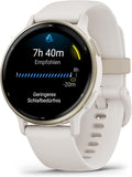 Garmin Vivoactive 5, 42 mm, GPS-Fitness-Smartwatch, Elfenbein Cremegold
