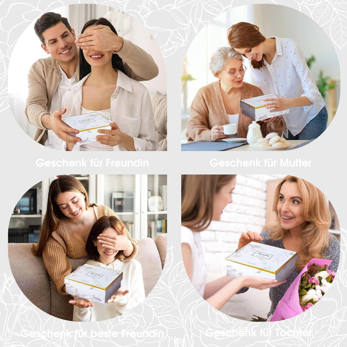Geschenk für Frauen,Geburtstagsgeschenk für Frauen,Geschenkset Geburtstag Wellness Geschenke für Mama Freundin Frau Schwester,Weihnachten Valentinstag Muttertag 18 30 40 50 60 Geburtstag