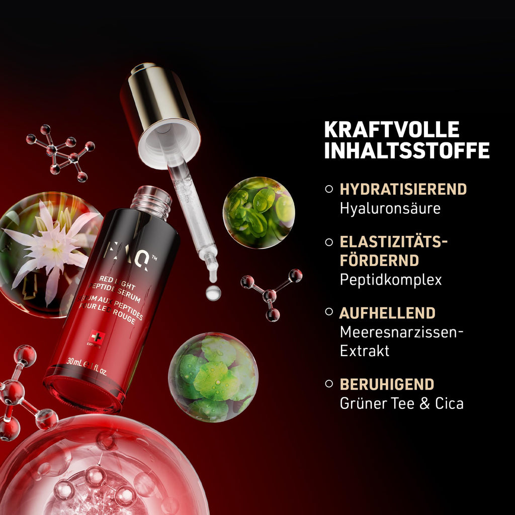 FAQ 202 LED-Gesichtsmaske + FAQ Glass Skin Kollagenmasken-Set, 5 Stk.