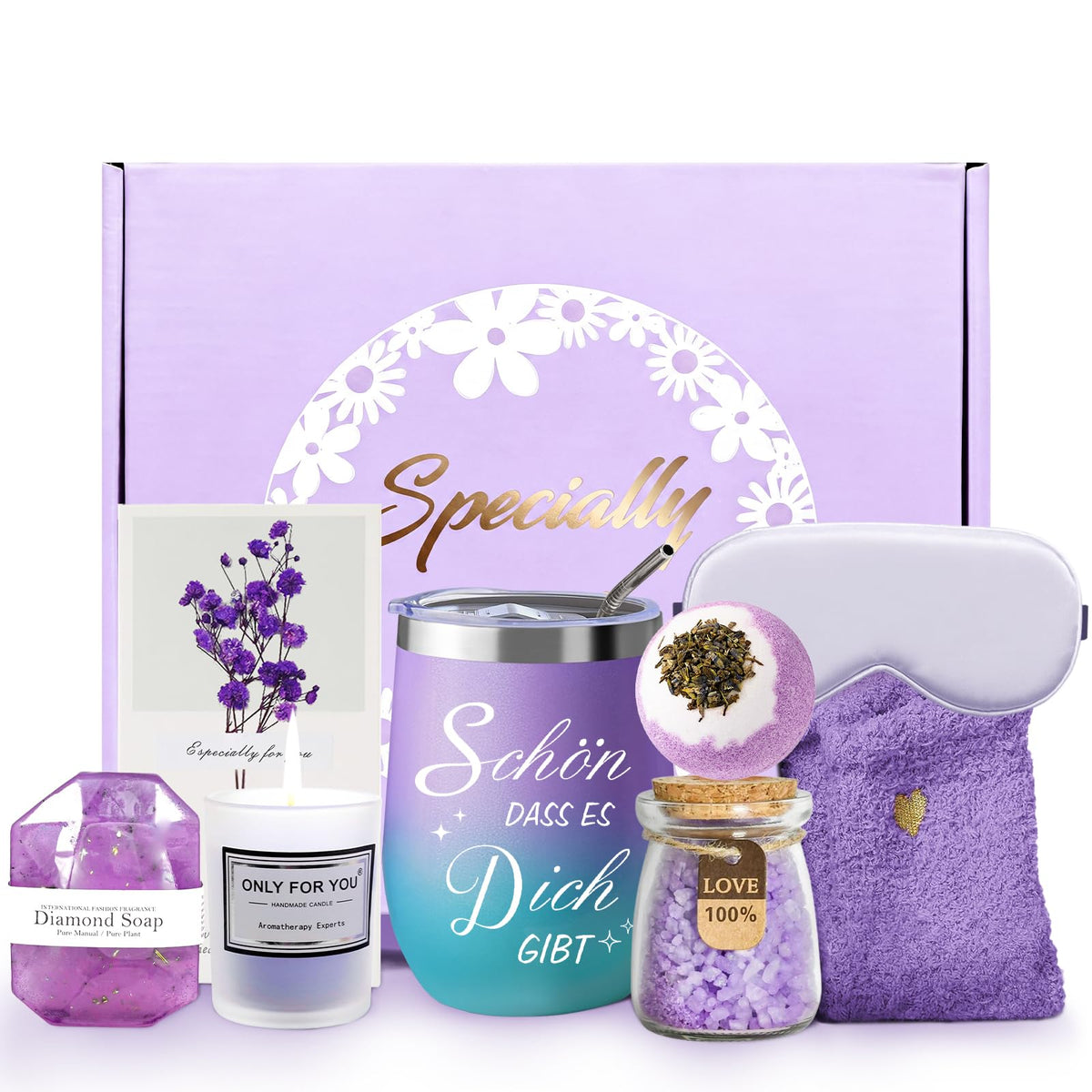 Geschenk für Frauen,Geburtstagsgeschenk für Frauen,Geschenkset Geburtstag Wellness Geschenke für Mama Freundin Frau Schwester,Weihnachten Valentinstag Muttertag 18 30 40 50 60 Geburtstag