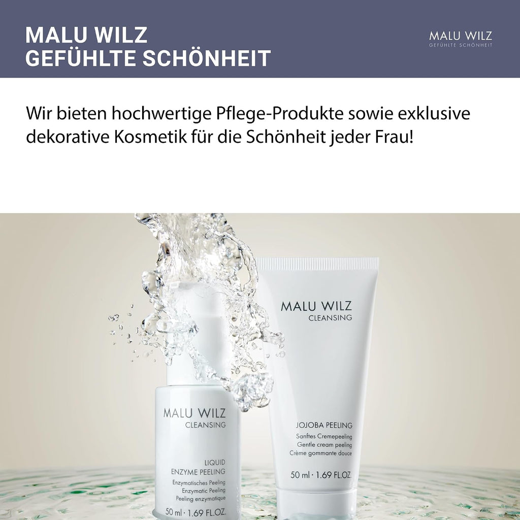Malu Wilz Liquid Enzyme Peeling 50ml I Gesichtspeeling für jeden Hauttyp I Skincare Gesichtspflege-Peeling besonders gut bei akneähnlichem Hautzustand