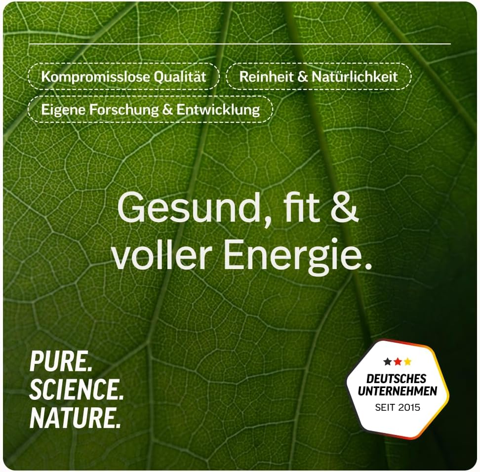 edubily® Veganes Proteinpulver - Mit Reisprotein und Erbsenprotein - Hoher Eiweißgehalt - Ohne Zucker • Mit Stevia • Laborgeprüftes Eiweißpulver (750 g, Erdbeere)