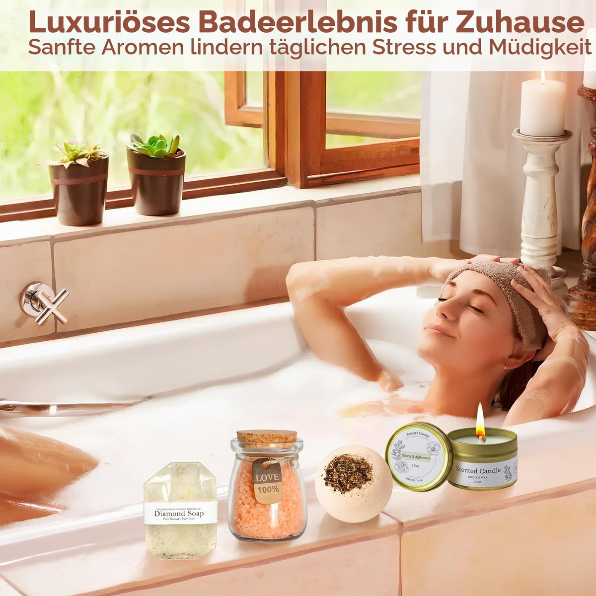 Geschenk für Frauen,Geburtstagsgeschenk für Frauen,Geschenkset Geburtstag Wellness Geschenke für Mama Freundin Frau Schwester,Weihnachten Valentinstag Muttertag 18 30 40 50 60 Geburtstag