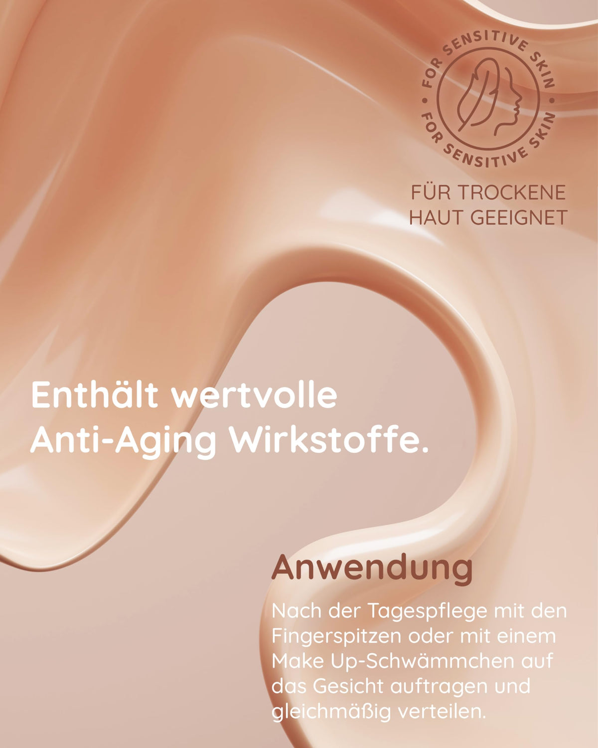 Malu Wilz Velvet Touch Foundation Sand Rose Cake 30ml I Skincare Creme Make up für makellosen Teint I Kaschiert Unebenheiten, Augenringe, Fältchen
