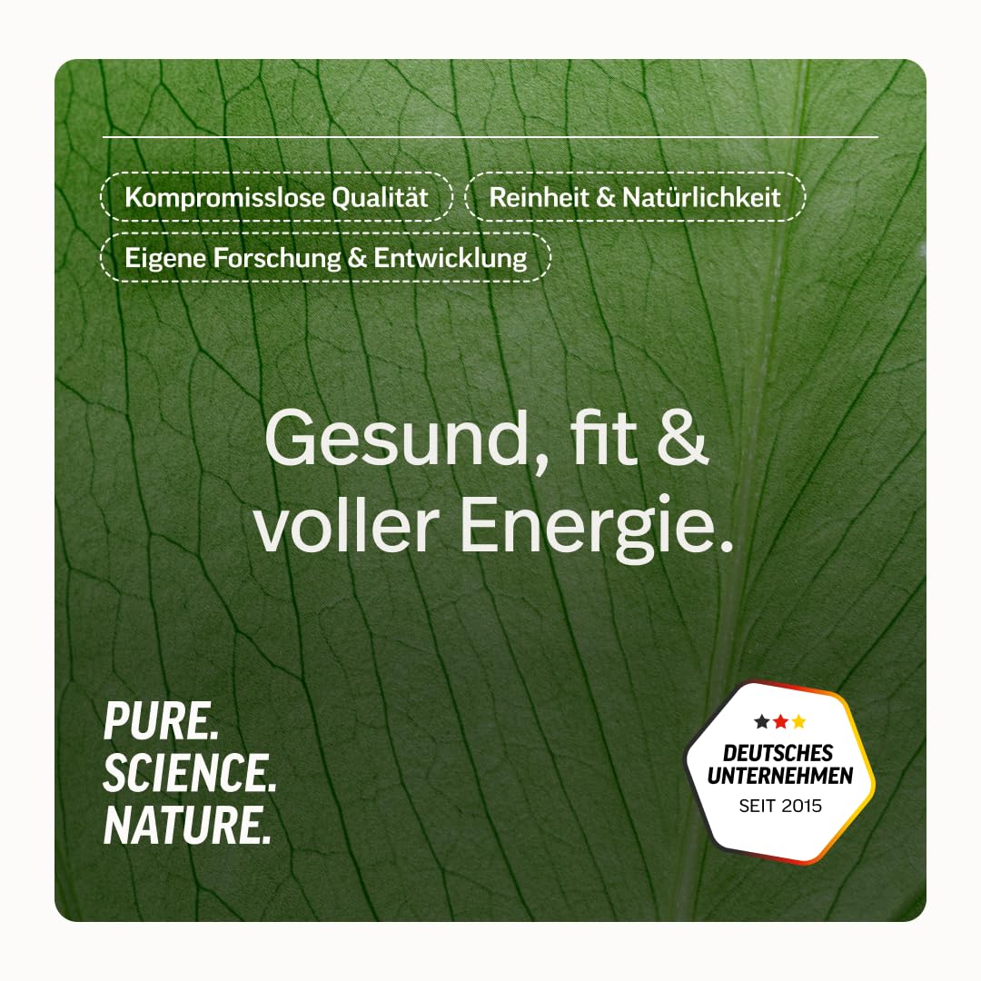 edubily® Veganes Proteinpulver - Mit Reisprotein und Erbsenprotein - Hoher Eiweißgehalt - Ohne Zucker • Mit Stevia • Laborgeprüftes Eiweißpulver (750 g, Erdbeere)