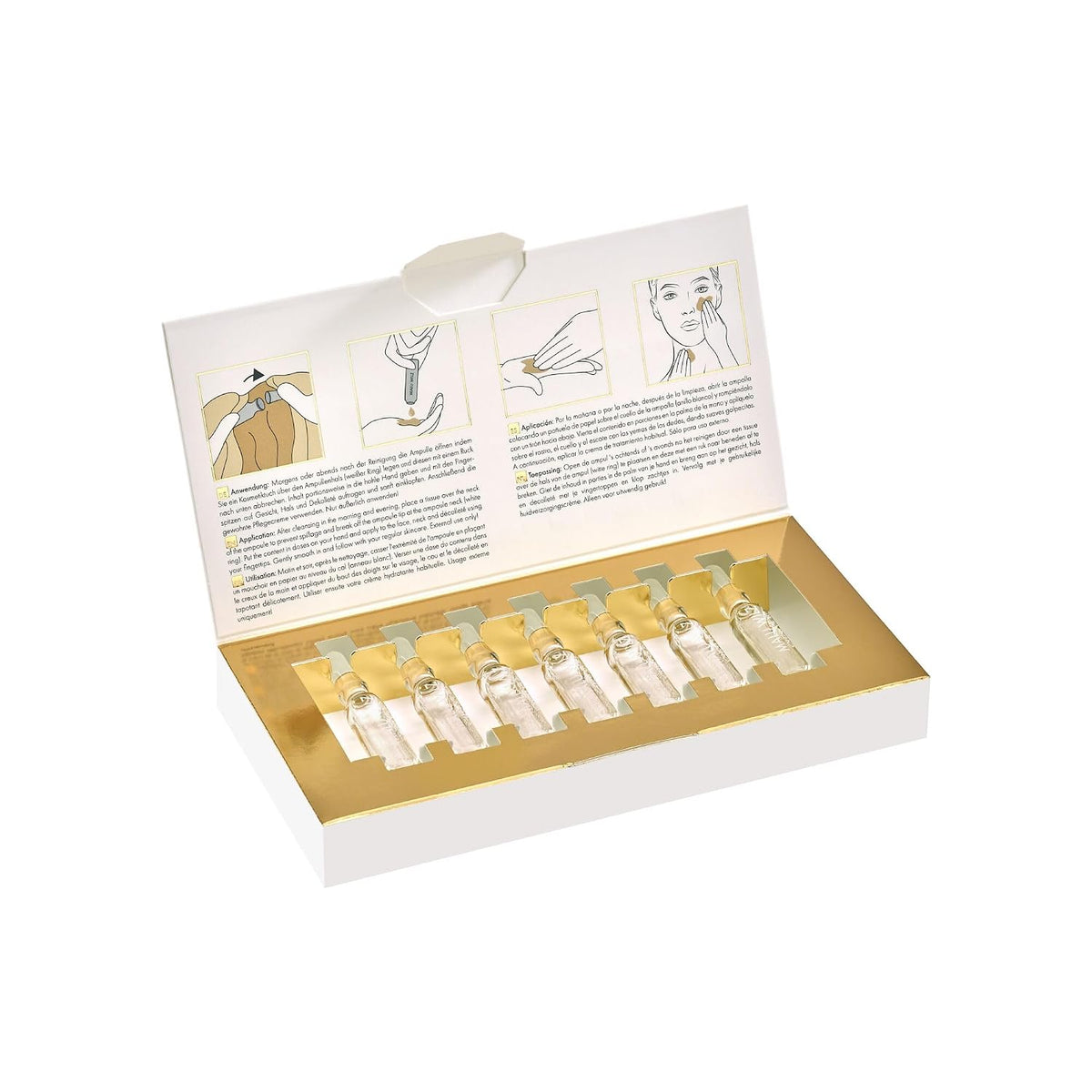 Malu Wilz Caviar Gold Ampulle 7 x 2 ml | Straffende Intensivpflege mit Kaviarextrakt und Gold | verbessert die Spannkraft der Haut und sorgt für ein pralles Erscheinungsbild