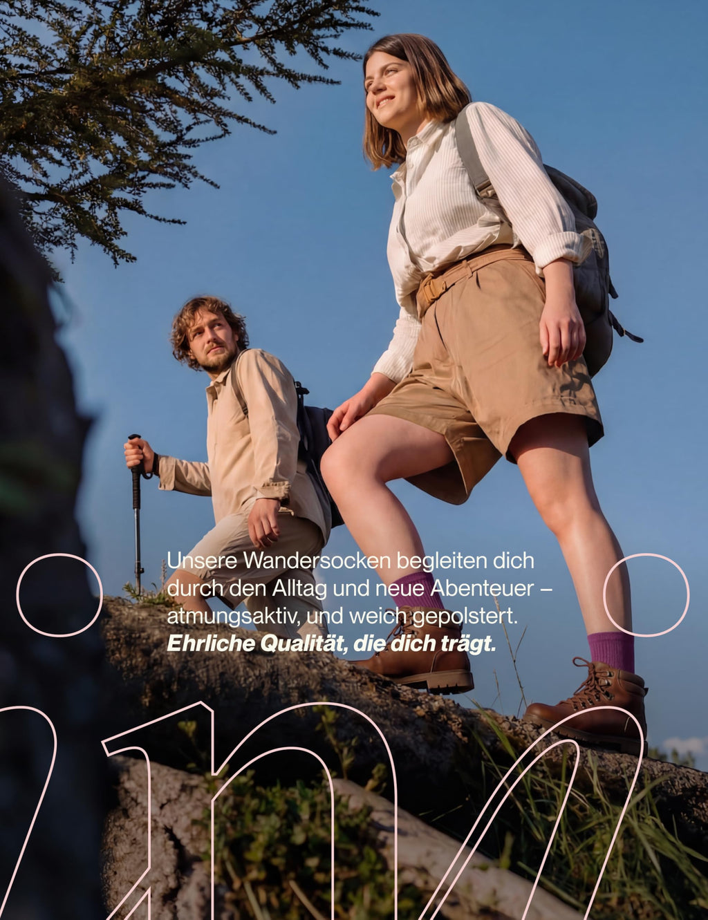 Piarini 2 Paar Coolmax Wandersocken Sommer Kurz, Atmungsaktiv, Anti Blasen & Geposltert - Outdoor Trekkingsocken Damen Herren - Gr. 35-38 bis 47-50