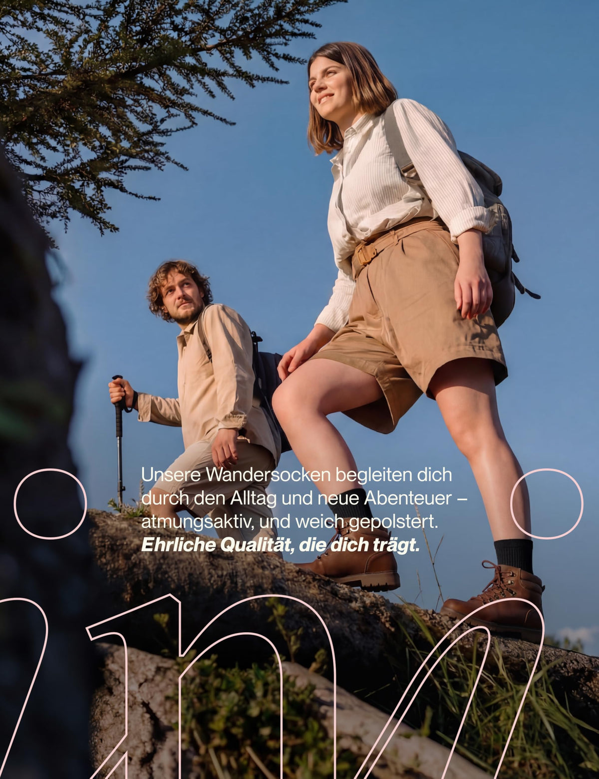 Piarini 2 Paar Coolmax Wandersocken Sommer Kurz, Atmungsaktiv, Anti Blasen & Geposltert - Outdoor Trekkingsocken Damen Herren - Gr. 35-38 bis 47-50