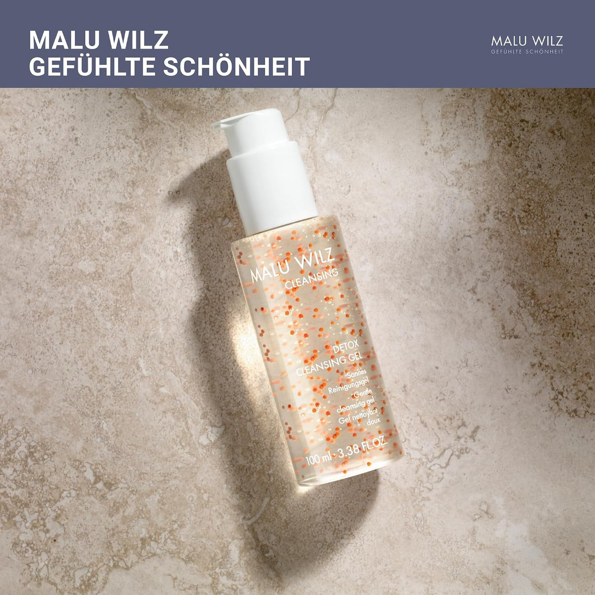 Malu Wilz Detox Cleansing Gel 100ml I Skincare Reinigungsgel für die gründliche & milde Gesichtsreinigung I Gesichtsreiniger mit Vitamin E I Vegan