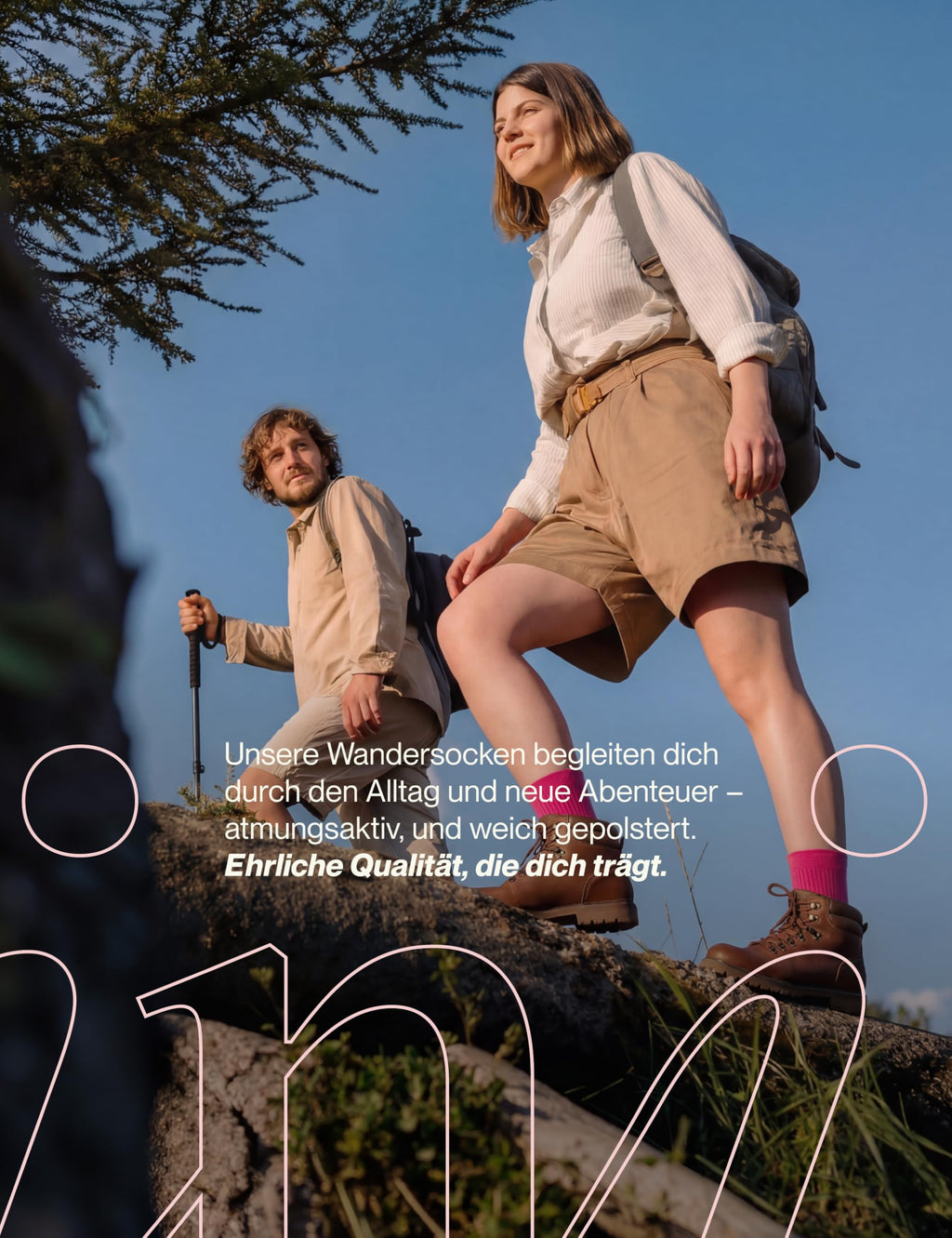 Piarini 2 Paar Coolmax Wandersocken Sommer Kurz, Atmungsaktiv, Anti Blasen & Geposltert - Outdoor Trekkingsocken Damen Herren - Gr. 35-38 bis 47-50