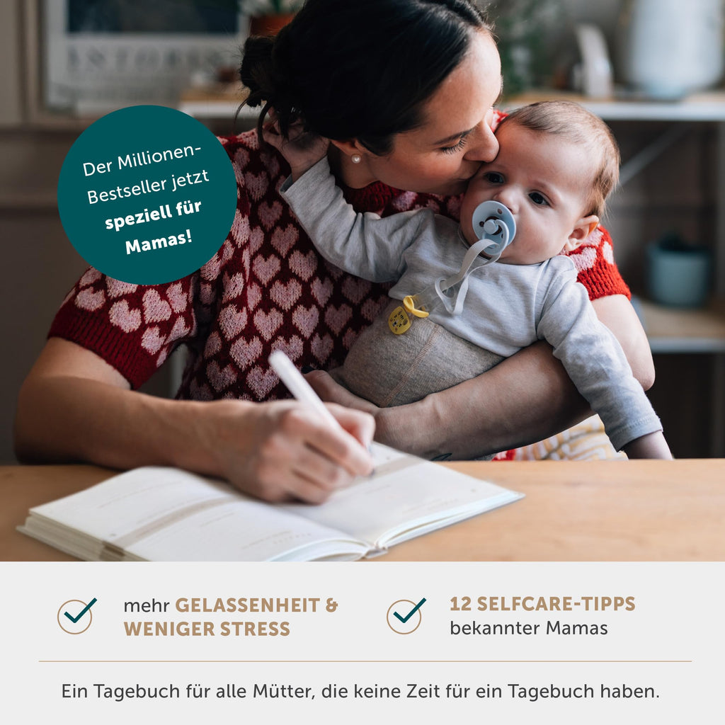 Tagebuch für Mamas – Der Millionenbestseller jetzt speziell als Geschenk für Mama – Geschenke für Mama – Für mehr Achtsamkeit & Selfcare