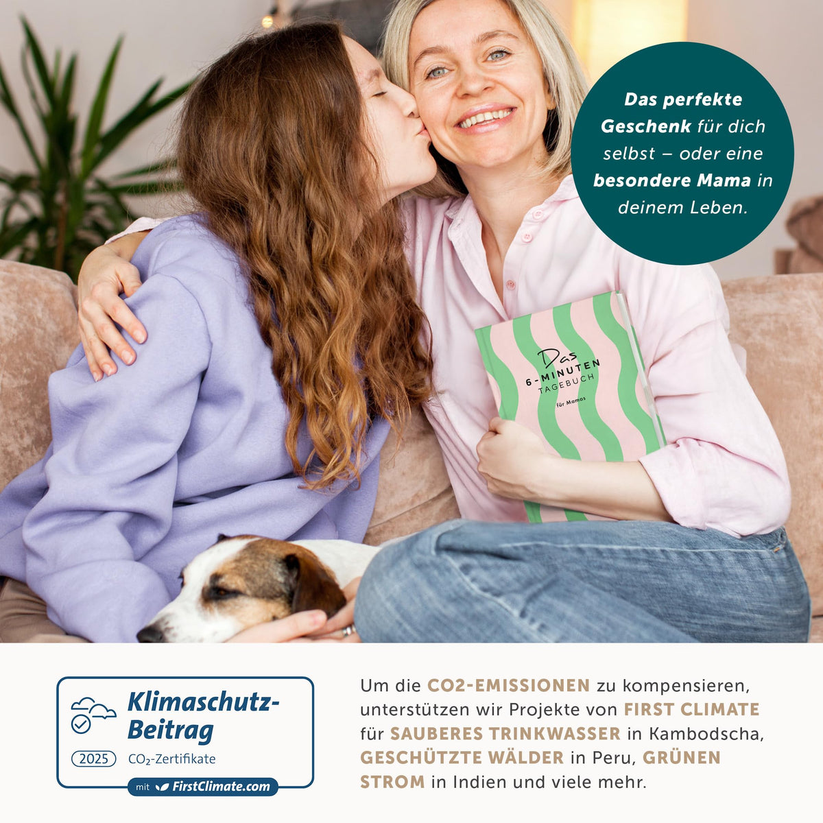 Tagebuch für Mamas – Der Millionenbestseller jetzt speziell als Geschenk für Mama – Geschenke für Mama – Für mehr Achtsamkeit & Selfcare