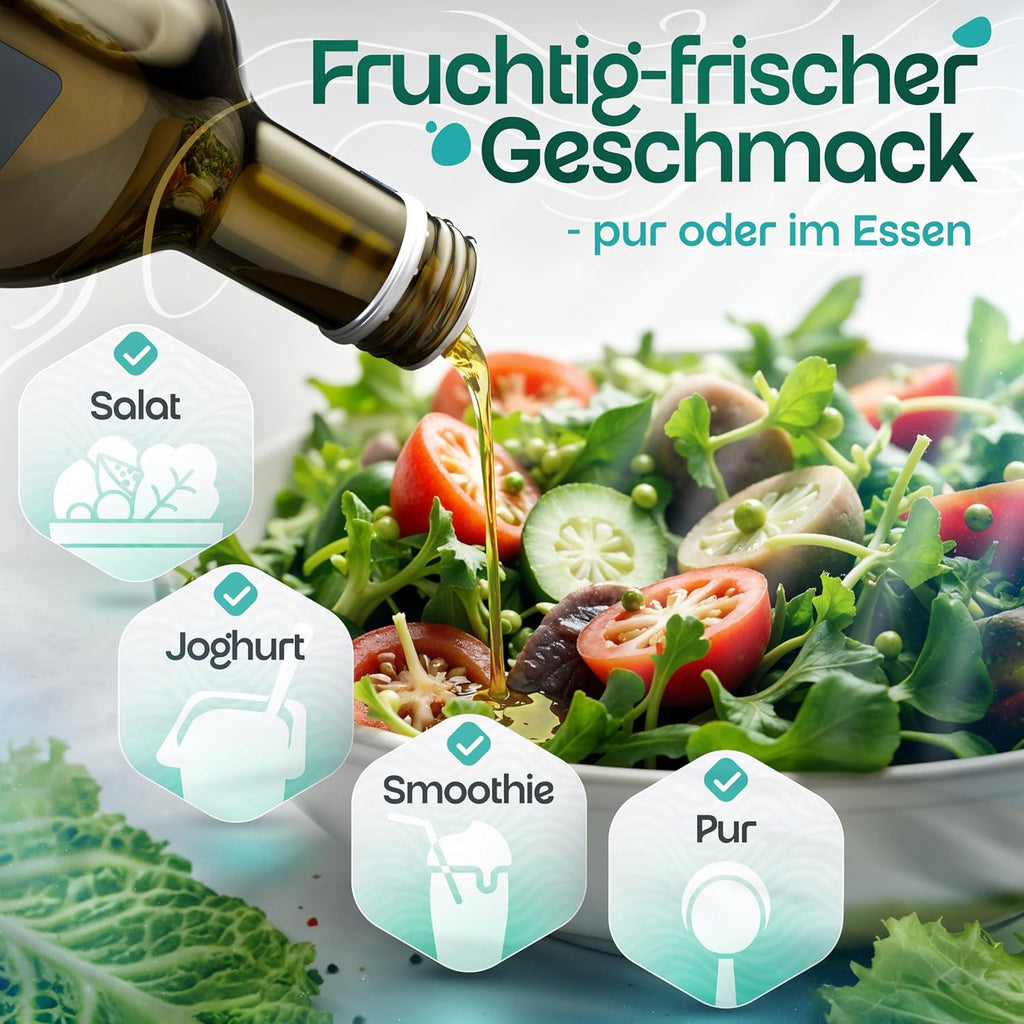 omega3zone Omega 3 Fischöl flüssig | 5400 mg pro Portion | Zitrone