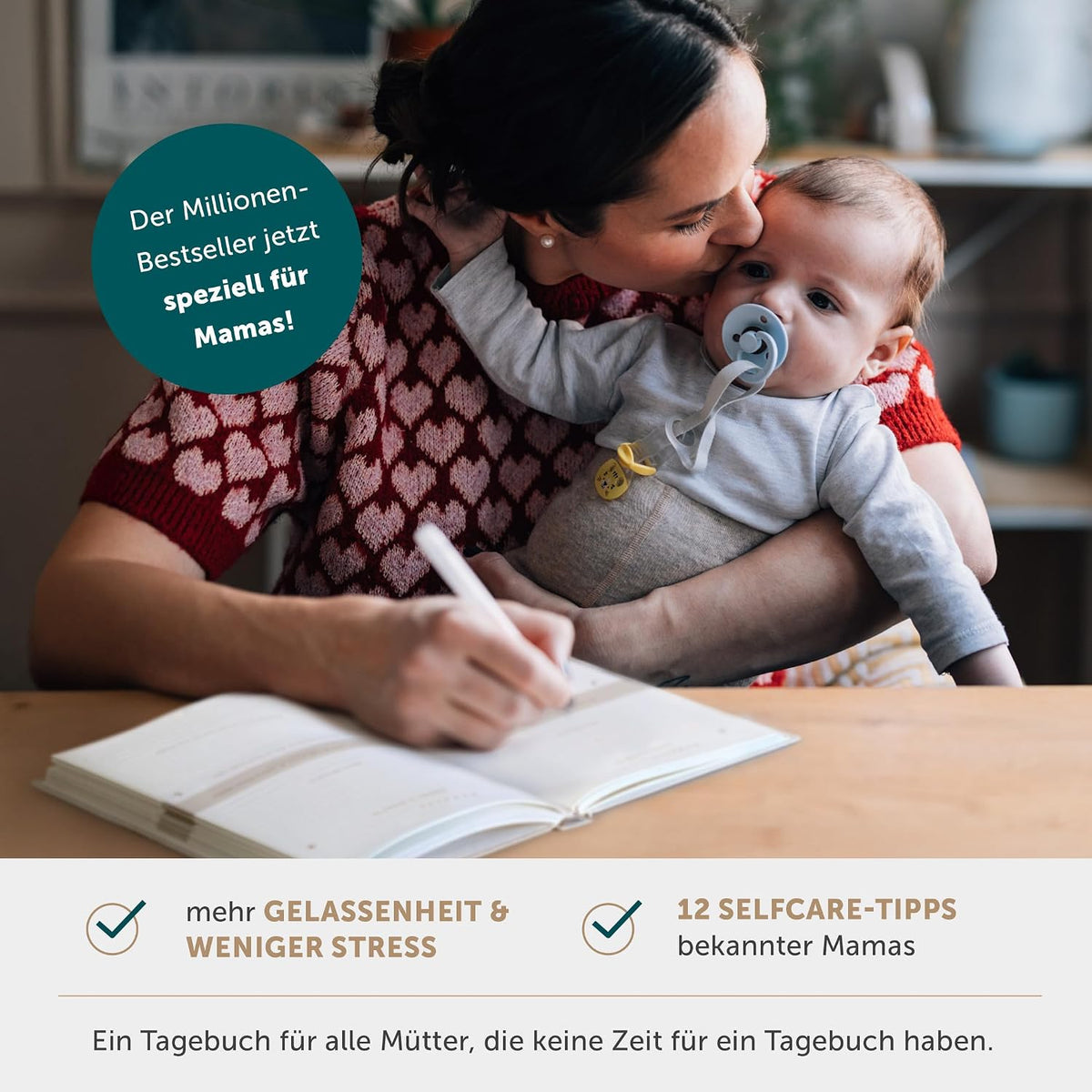 Tagebuch für Mamas – Der Millionenbestseller jetzt speziell als Geschenk für Mama – Geschenke für Mama – Für mehr Achtsamkeit & Selfcare