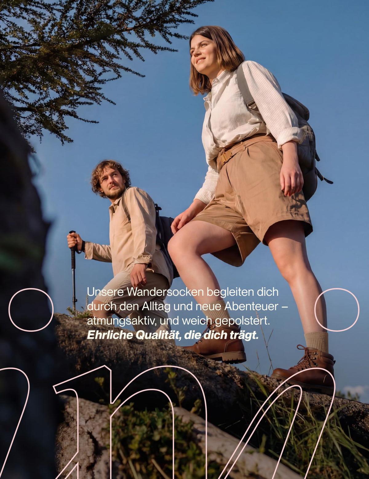 Piarini 2 Paar Coolmax Wandersocken Sommer Kurz, Atmungsaktiv, Anti Blasen & Geposltert - Outdoor Trekkingsocken Damen Herren - Gr. 35-38 bis 47-50