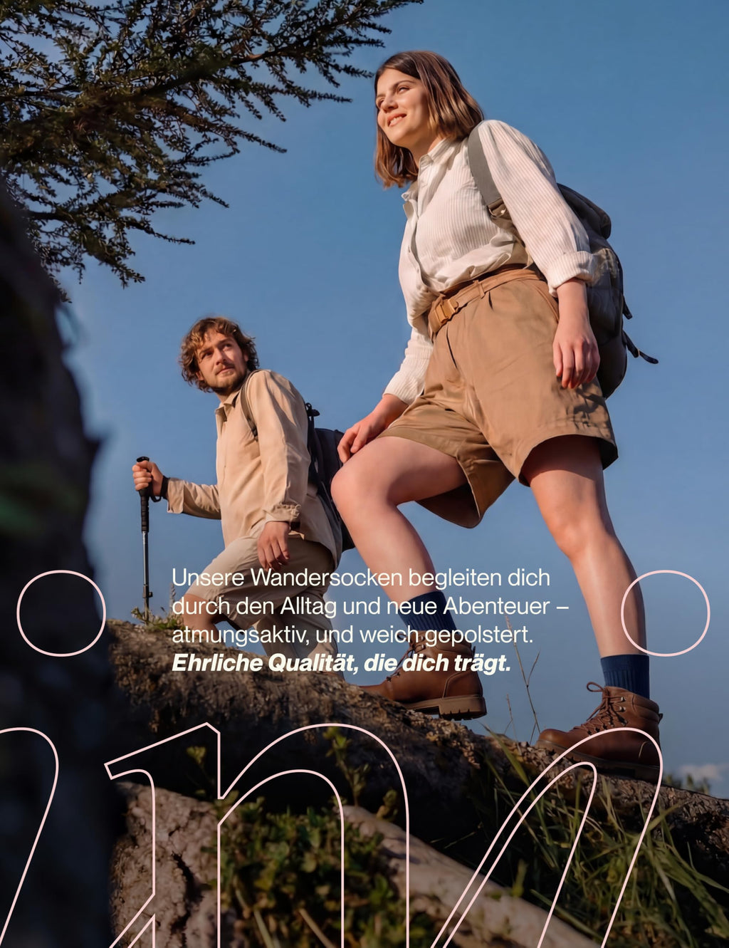Piarini 2 Paar Coolmax Wandersocken Sommer Kurz, Atmungsaktiv, Anti Blasen & Geposltert - Outdoor Trekkingsocken Damen Herren - Gr. 35-38 bis 47-50